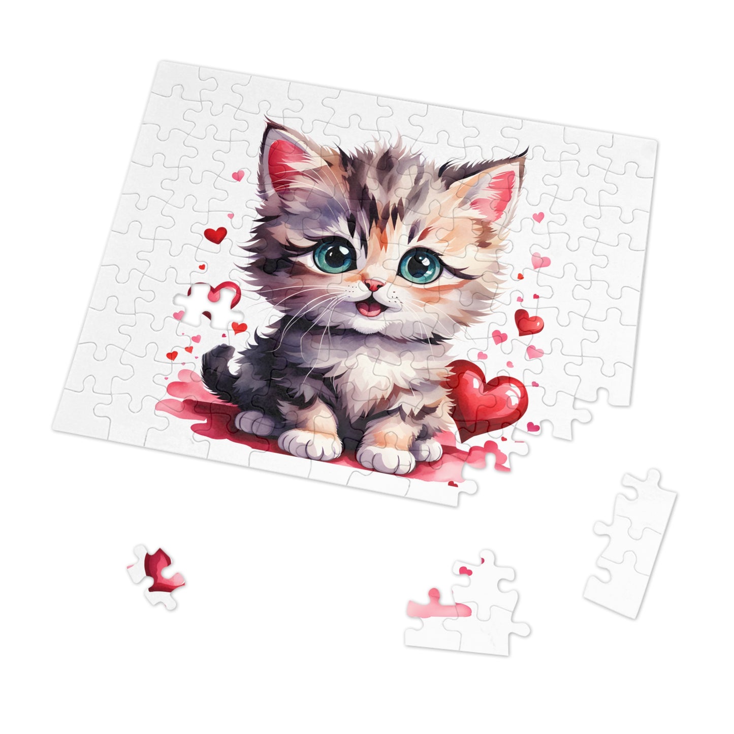 Jigsaw Puzzle, Cat, Personalised/Non-Personalised (30, 110, 252, 500,1000-Piece)