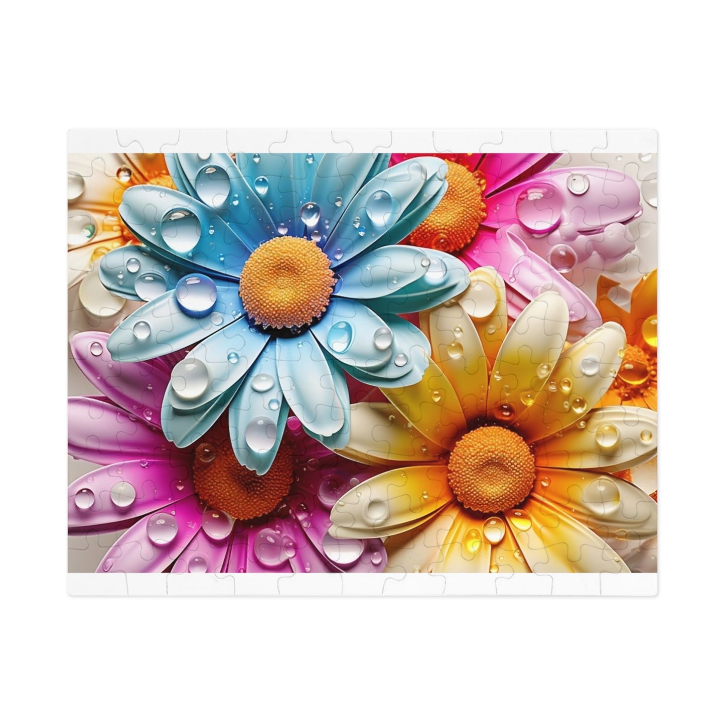 Jigsaw Puzzle, Floral, Personalised/Non-Personalised (30, 110, 252, 500,1000-Piece)