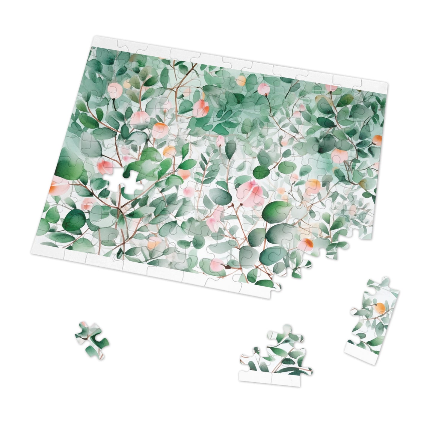 Jigsaw Puzzle, Eucalyptus Leaves, Personalised/Non-Personalised (30, 110, 252, 500,1000-Piece)