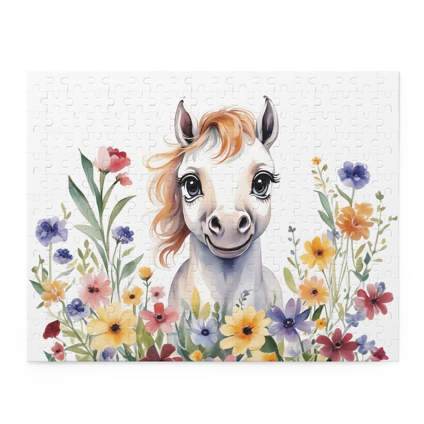 Personalised/Non-Personalised Puzzle, Horse (120, 252, 500-Piece)