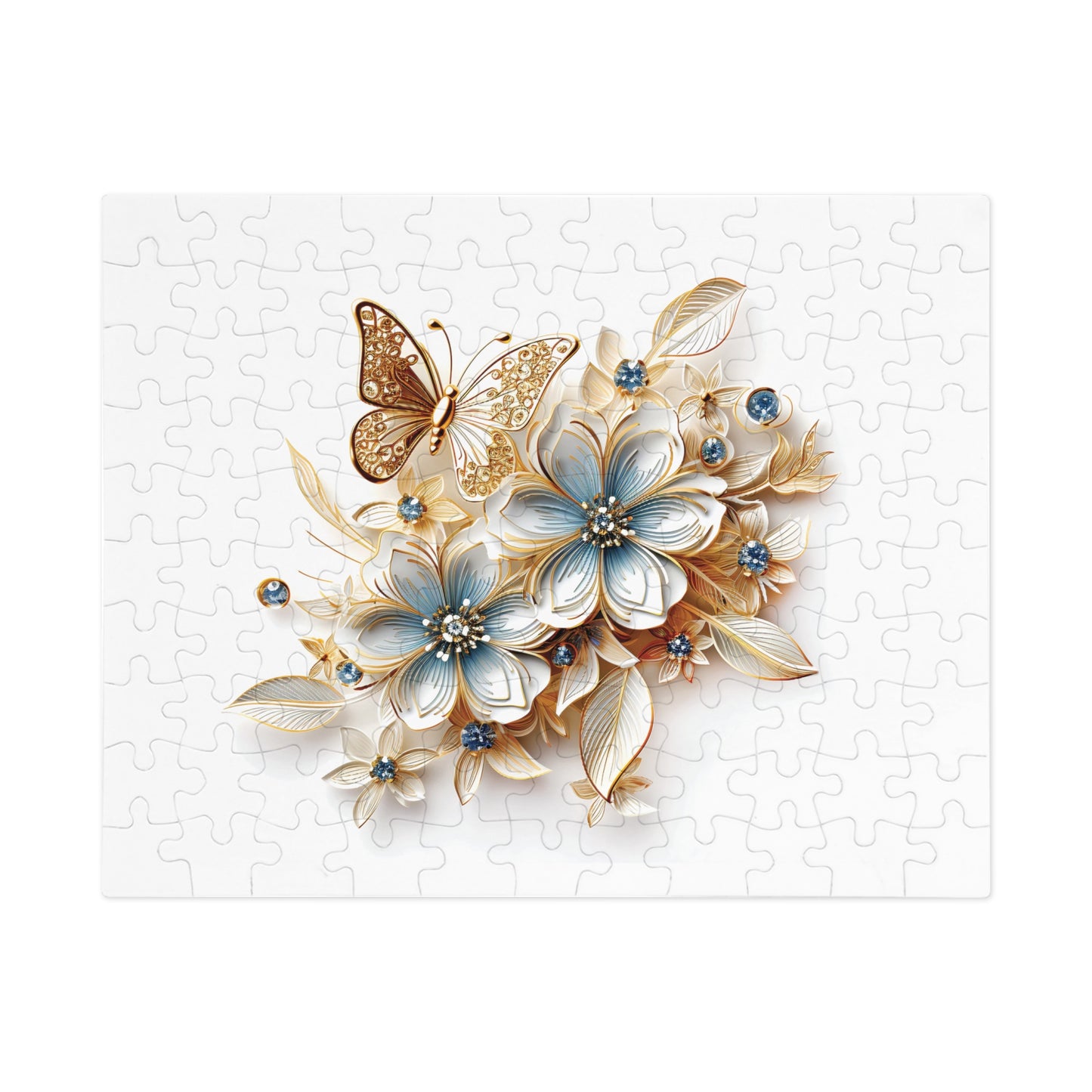 Jigsaw Puzzle, Floral, Personalised/Non-Personalised (30, 110, 252, 500,1000-Piece)