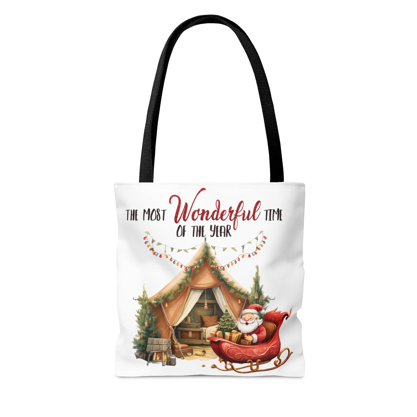 Tote Bag, Christmas, Camper