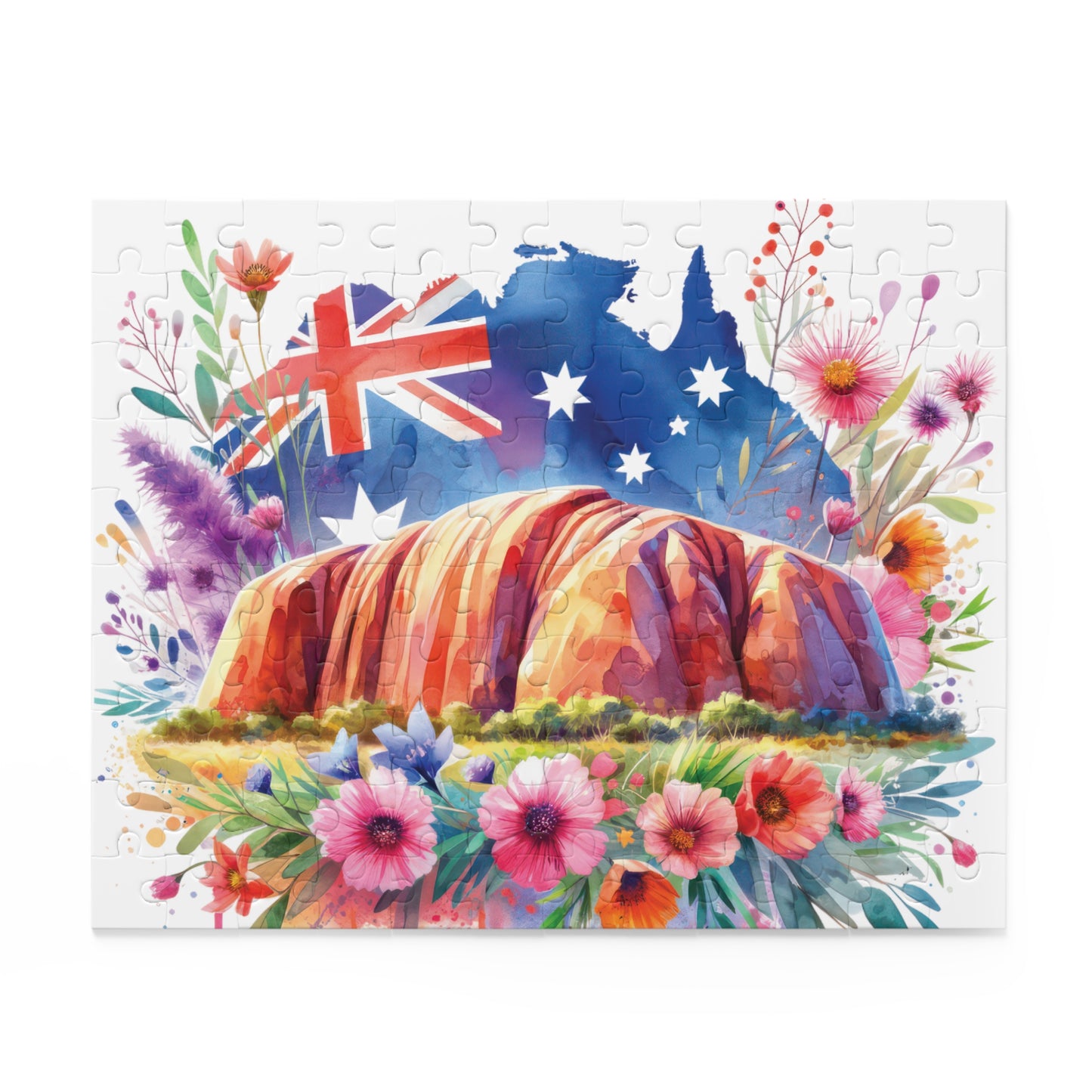 Personalised/Non-Personalised Puzzle, Uluru, Ayres Rock, Australia (120, 252, 500-Piece)