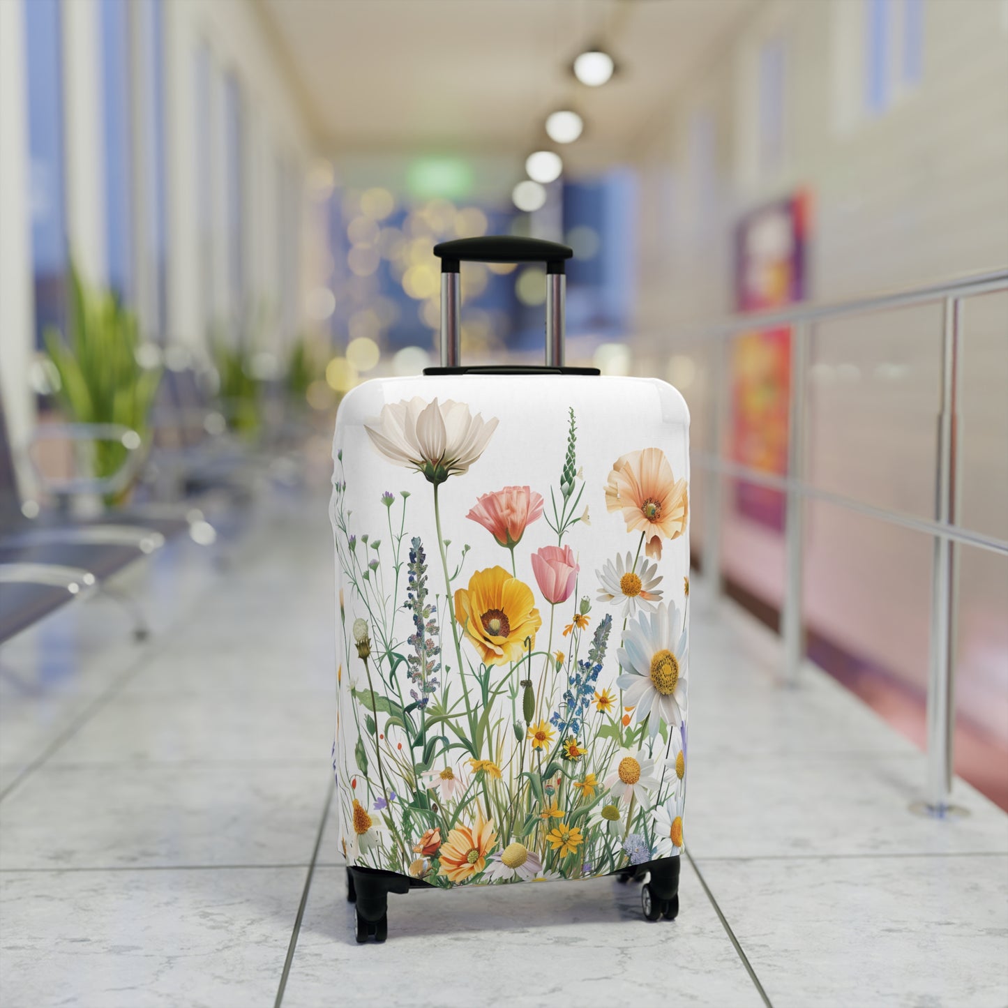 Luggage Cover, Floral, Wildflowers, awd-3042