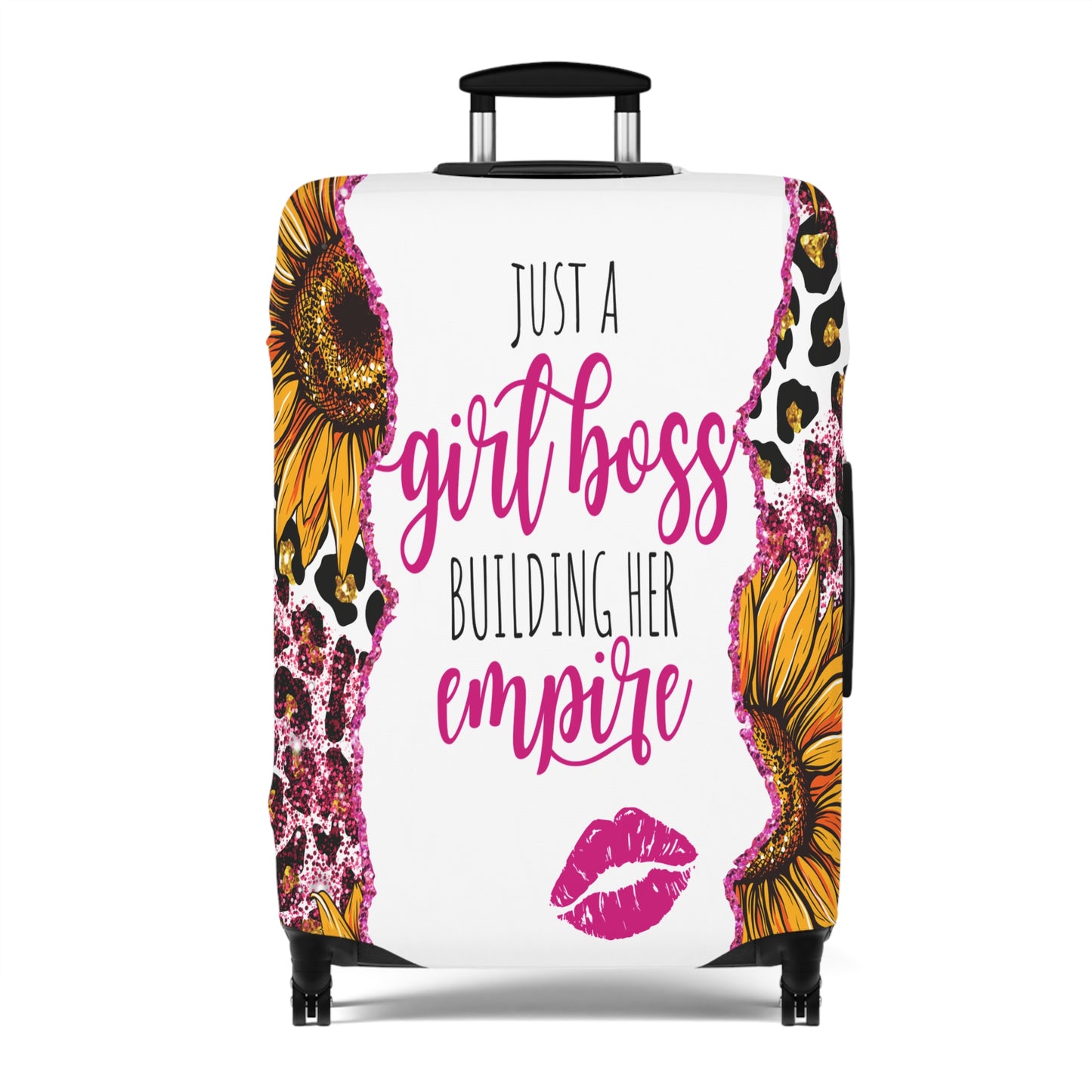 Luggage Cover, Just a Girl Boss building her Empire, awd-1696