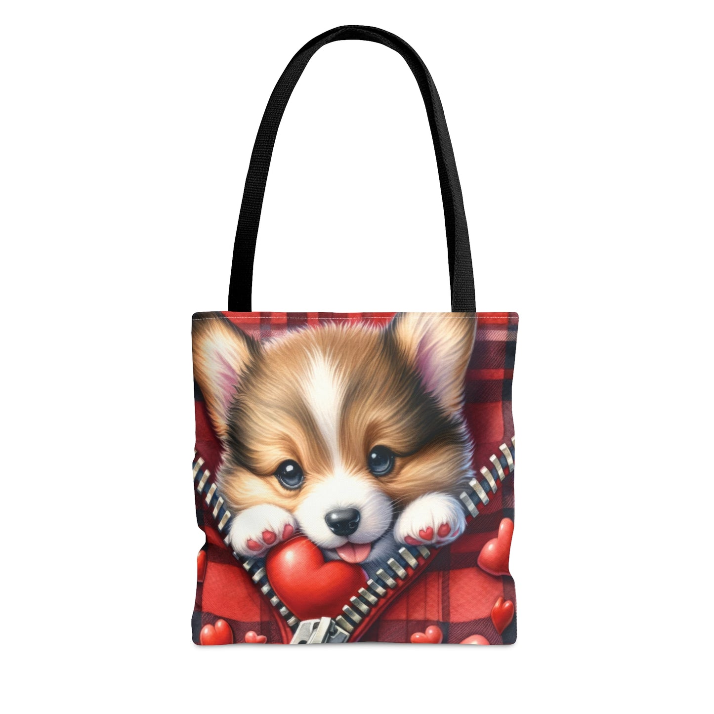 Tote Bag, Cute Dog, Personalised/Non-Personalised Tote bag