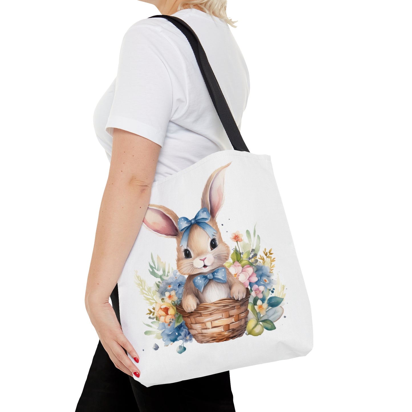 Tote Bag, Easter, Rabbit, Personalised/Non-Personalised Tote bag