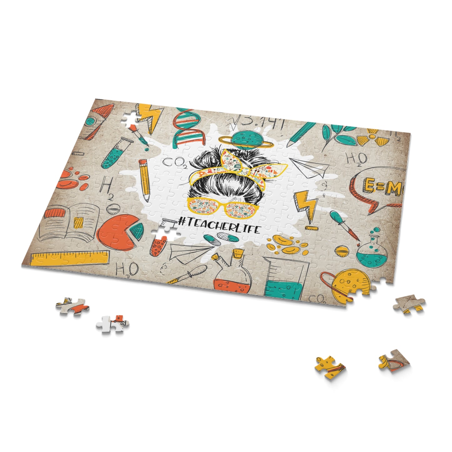 Personalised/Non-Personalised Puzzle, Teacher (120, 252, 500-Piece)