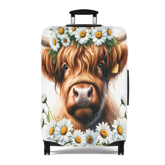 Luggage Cover, Highland Cow, awd-001