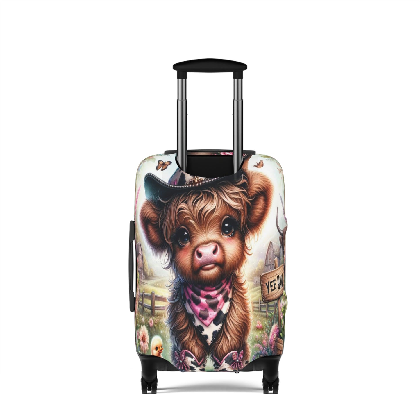 Luggage Cover, Highland Cow, Country and Western, awd-1419