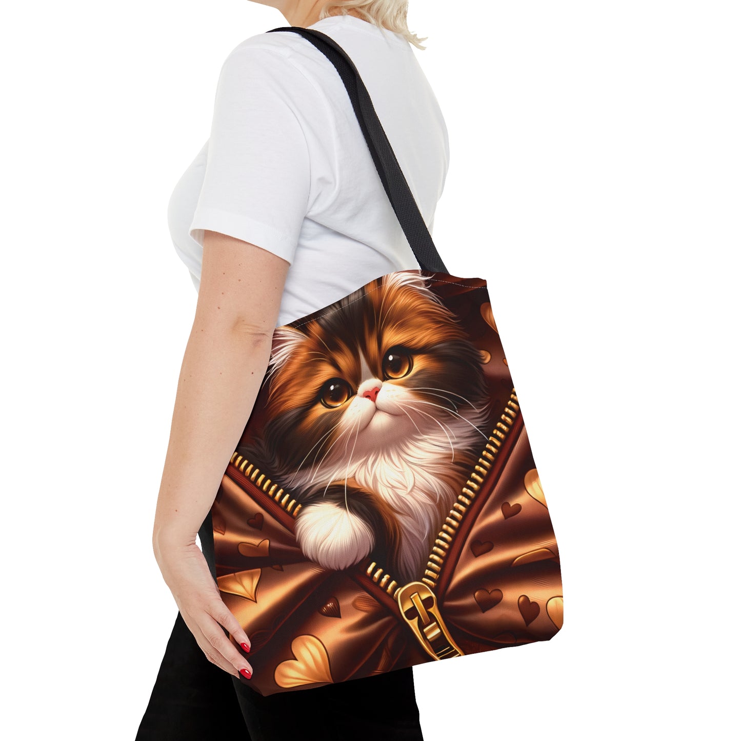 Tote Bag, Cat, Personalised/Non-Personalised Tote bag