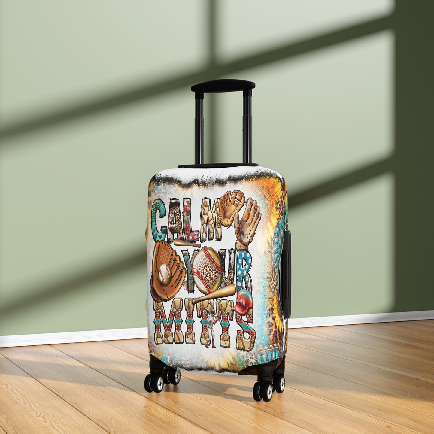 Luggage Cover, Country and Western, Calm your Mitts, awd-1018