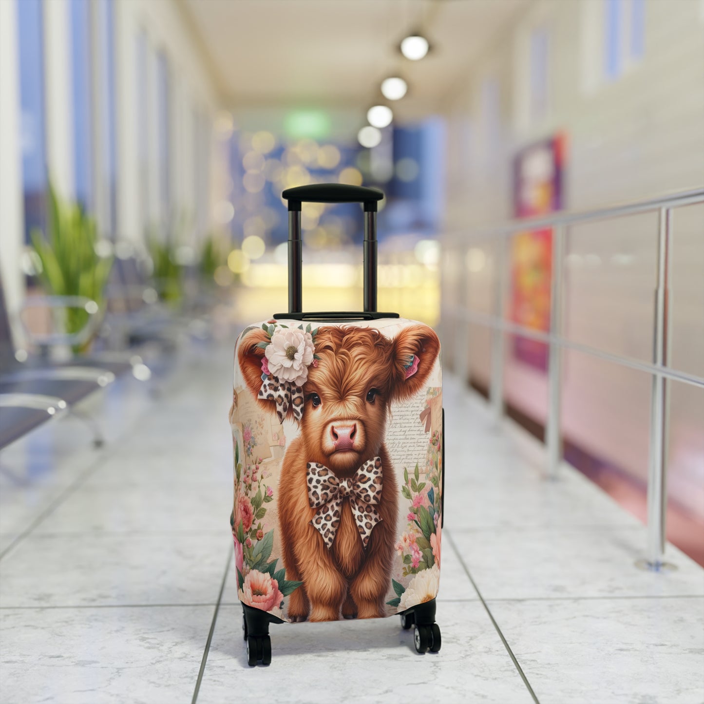 Luggage Cover, Highland Cow, awd-5001