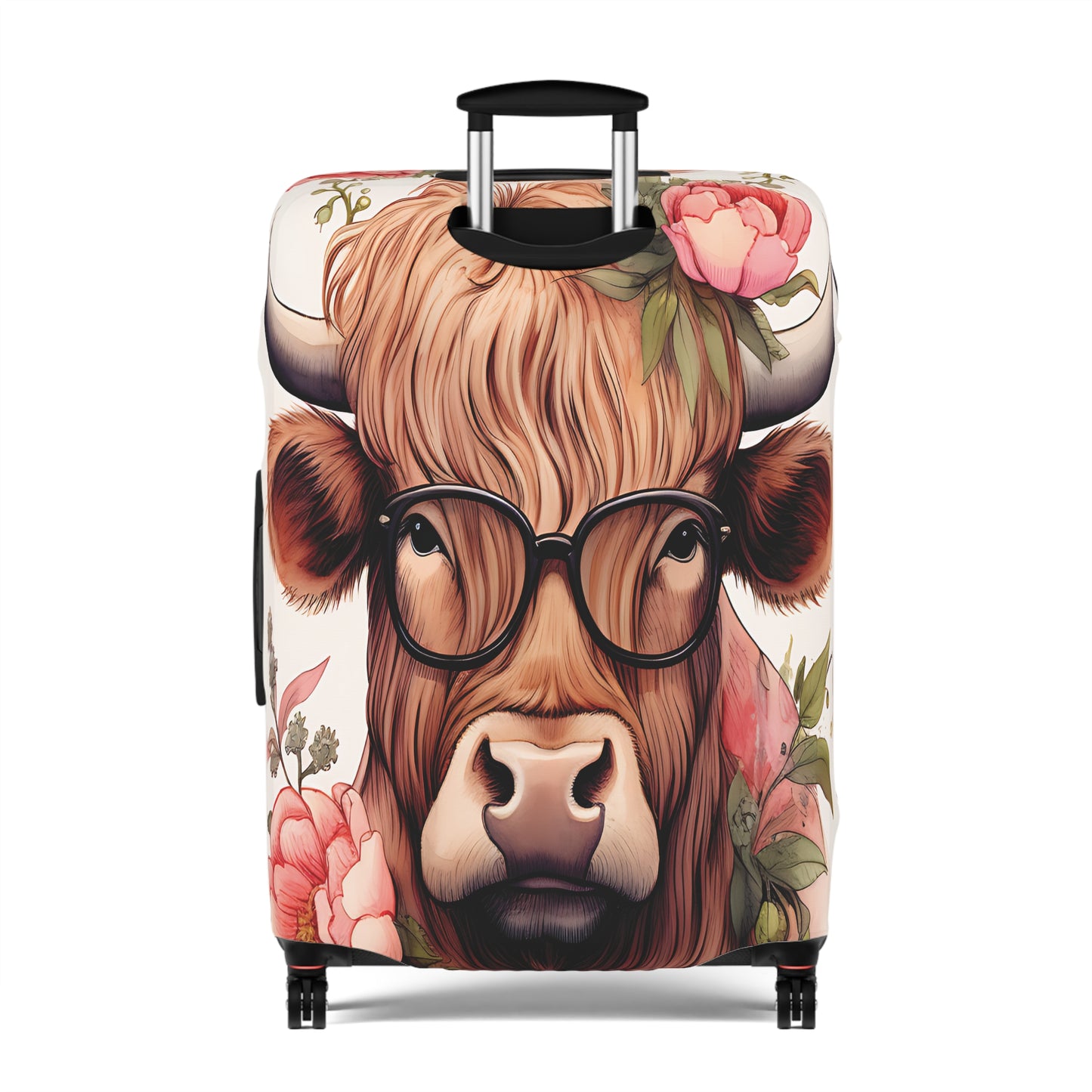 Luggage Cover, Highland Cow, awd-008