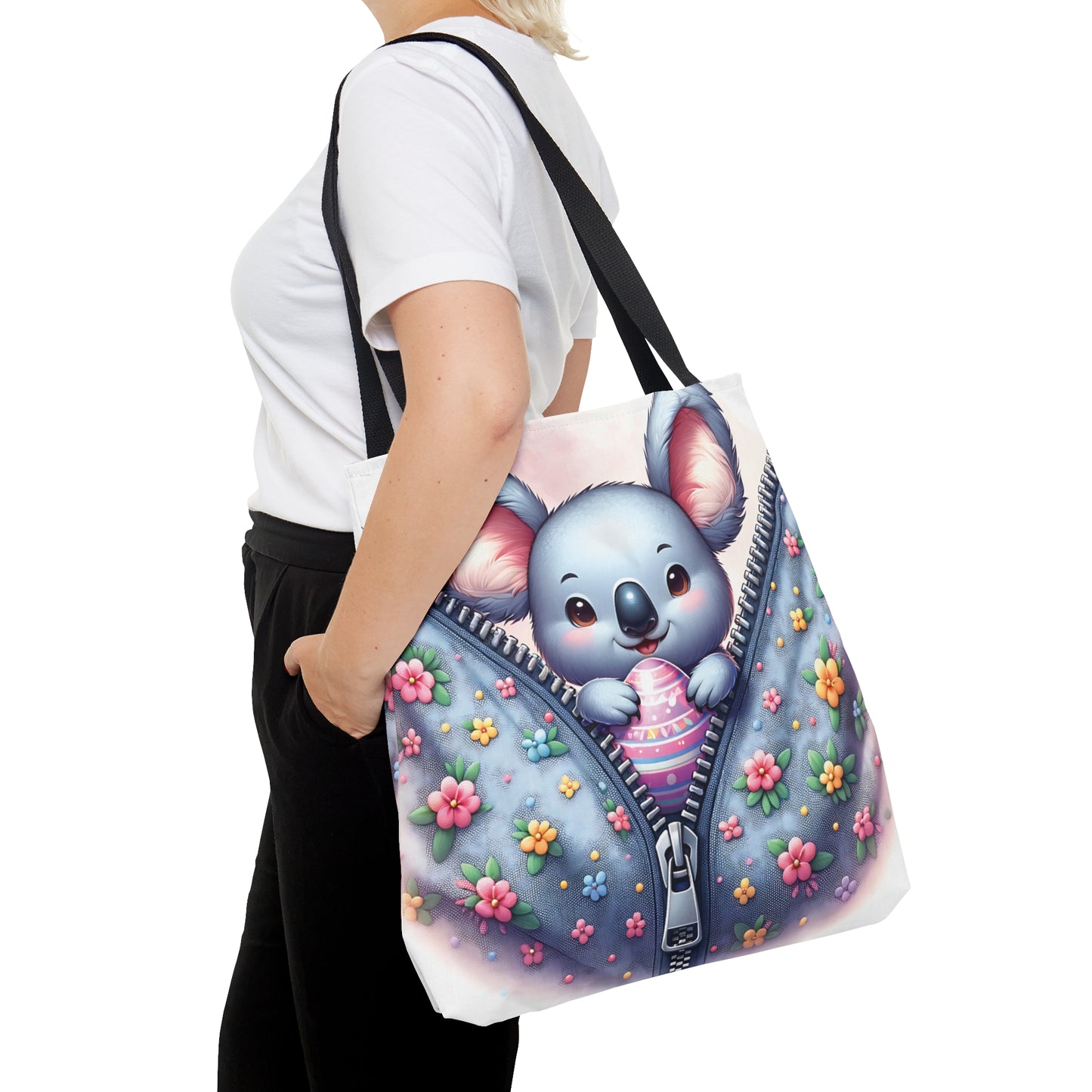 Tote Bag, Easter, Cute Koala, Personalised/Non-Personalised Tote bag