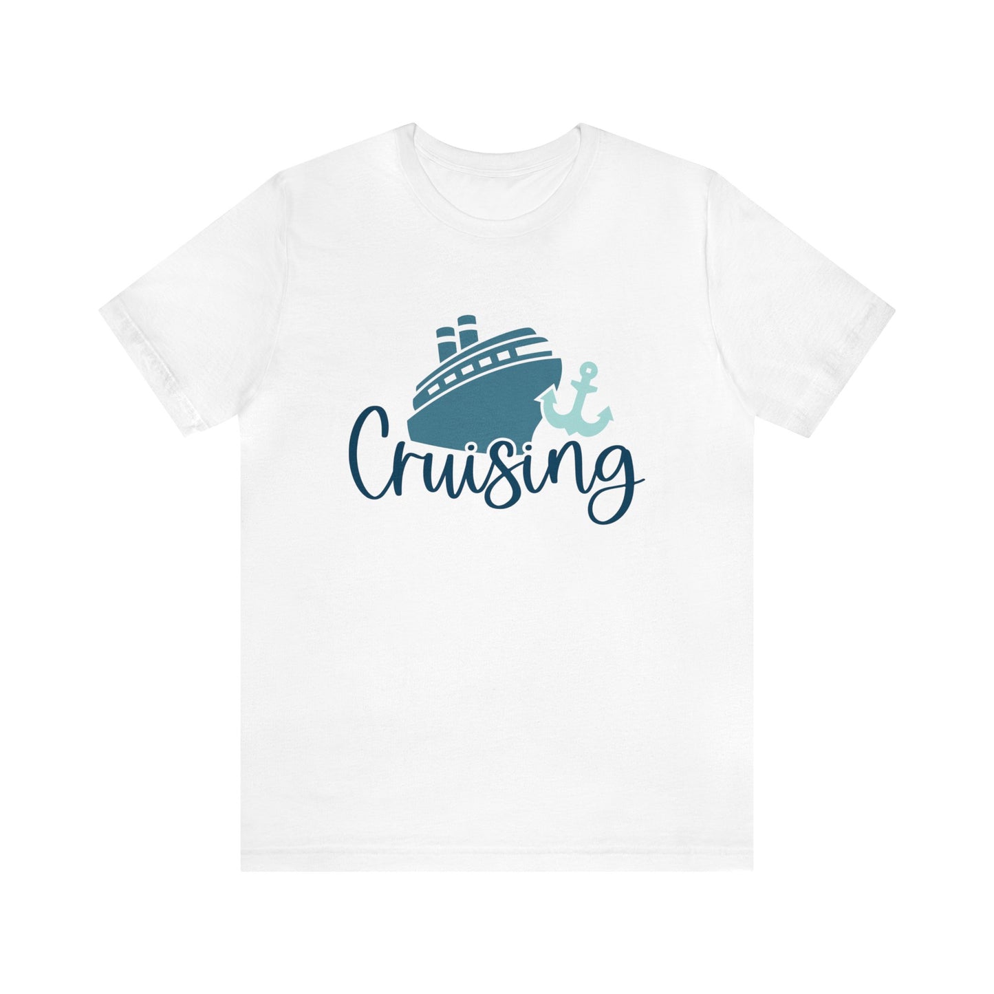 Unisex Adults Jersey Short Sleeve Tee, Cruise Tee, Cruising, 100% Cotton, Light Fabric 142 g/m²