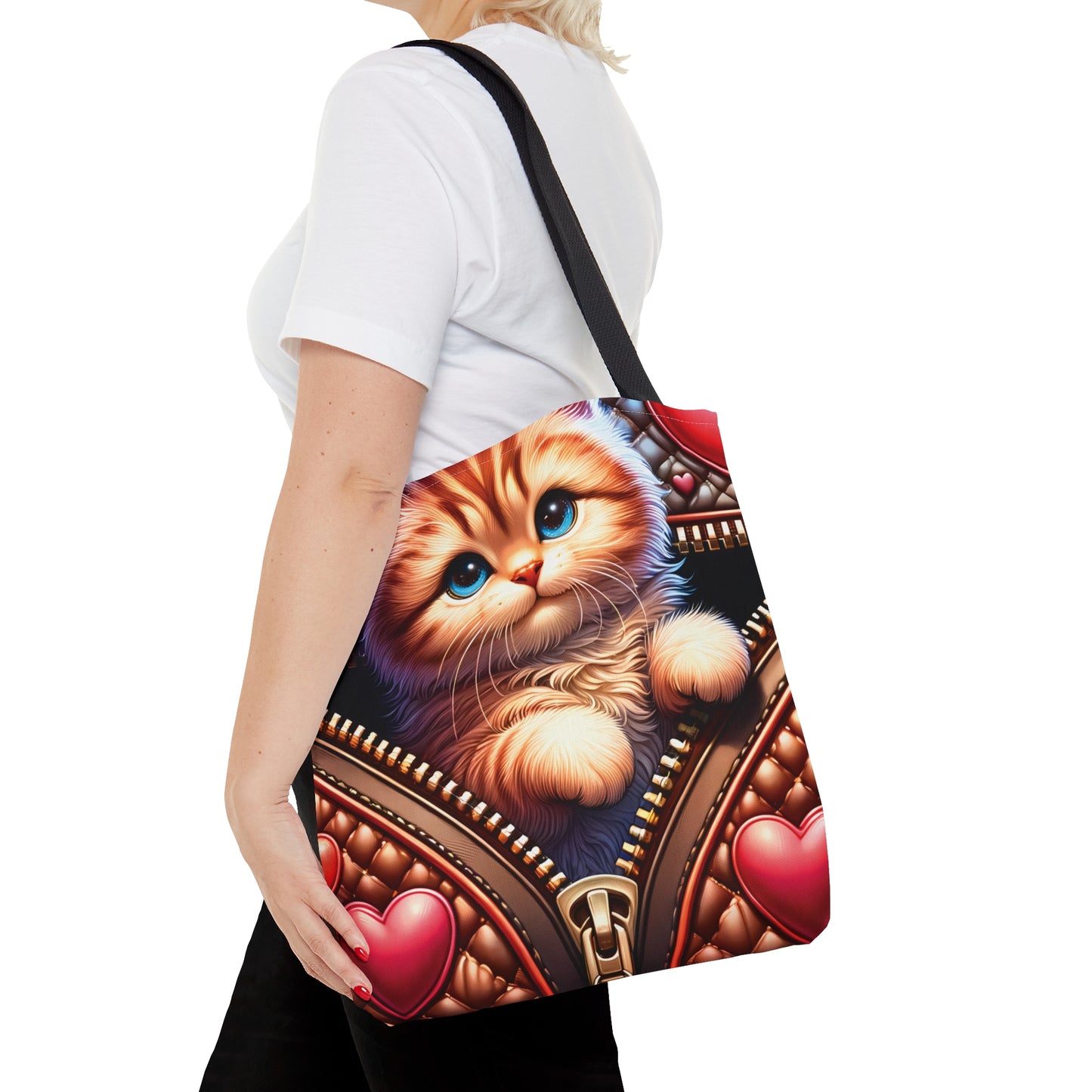 Tote Bag, Cat, Personalised/Non-Personalised Tote bag