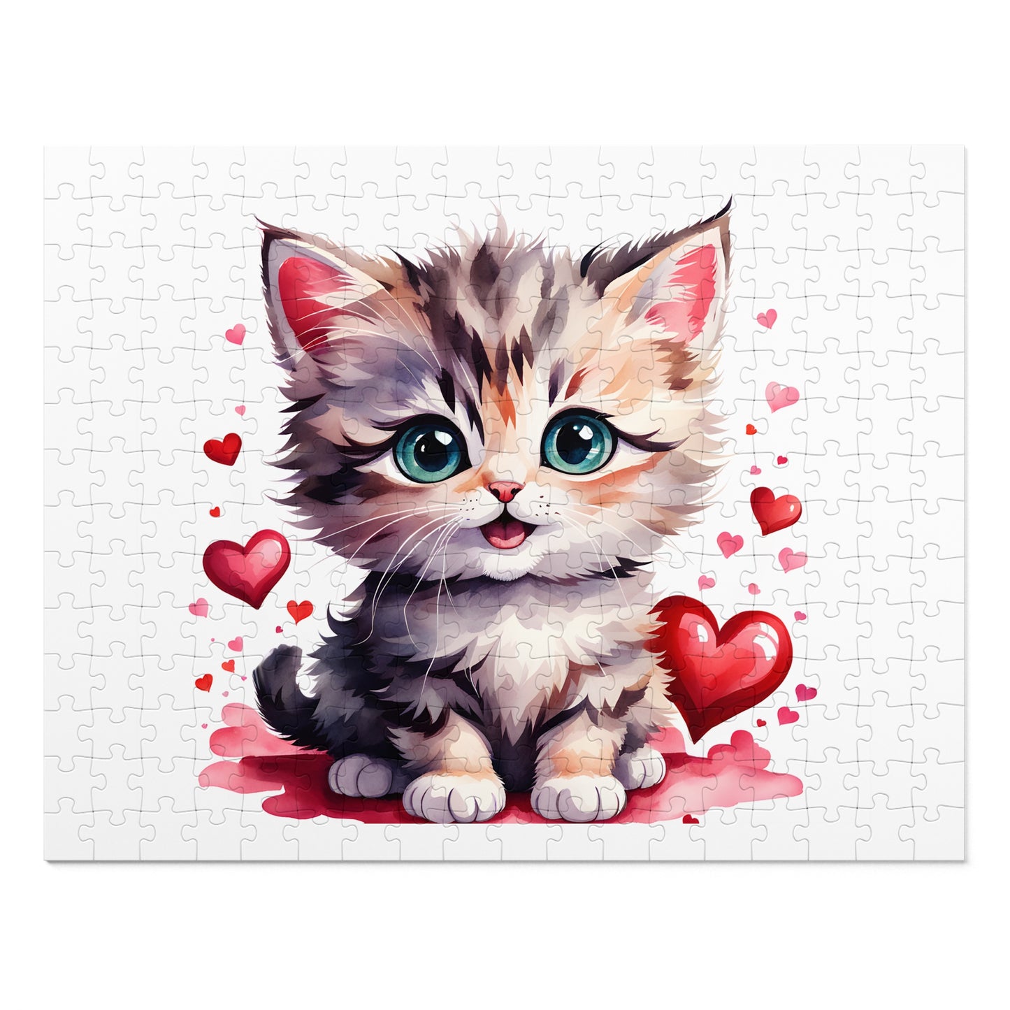 Jigsaw Puzzle, Cat, Personalised/Non-Personalised (30, 110, 252, 500,1000-Piece)