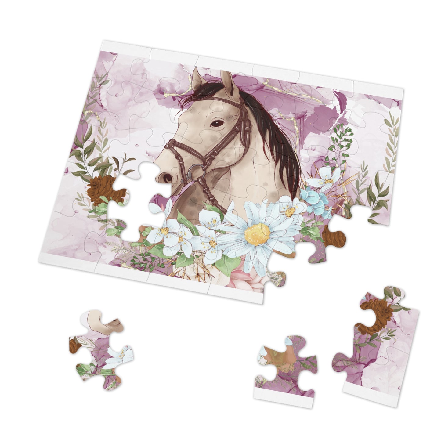 Jigsaw Puzzle, Horse, Personalised/Non-Personalised (30, 110, 252, 500,1000-Piece)