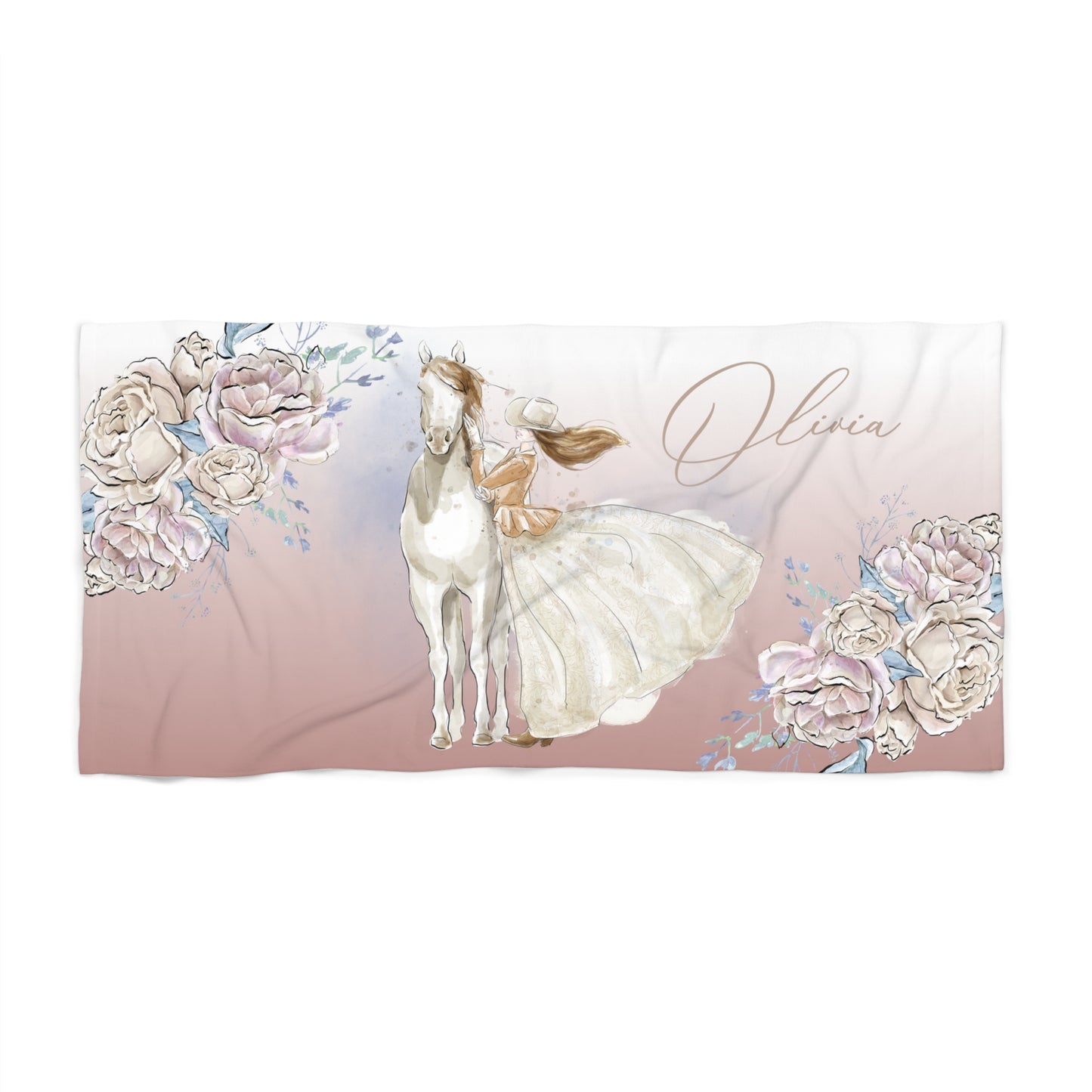 Beach Towel, Western, Polycotton Towel, 2 sizes Available