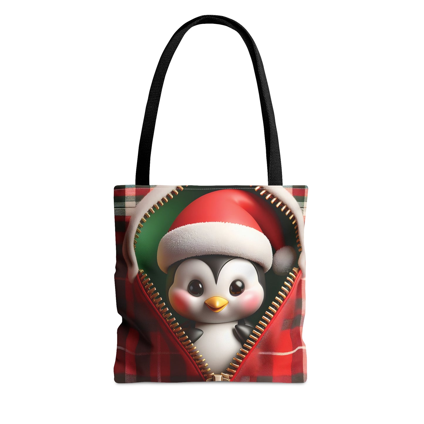 Tote Bag, Christmas, Penguin