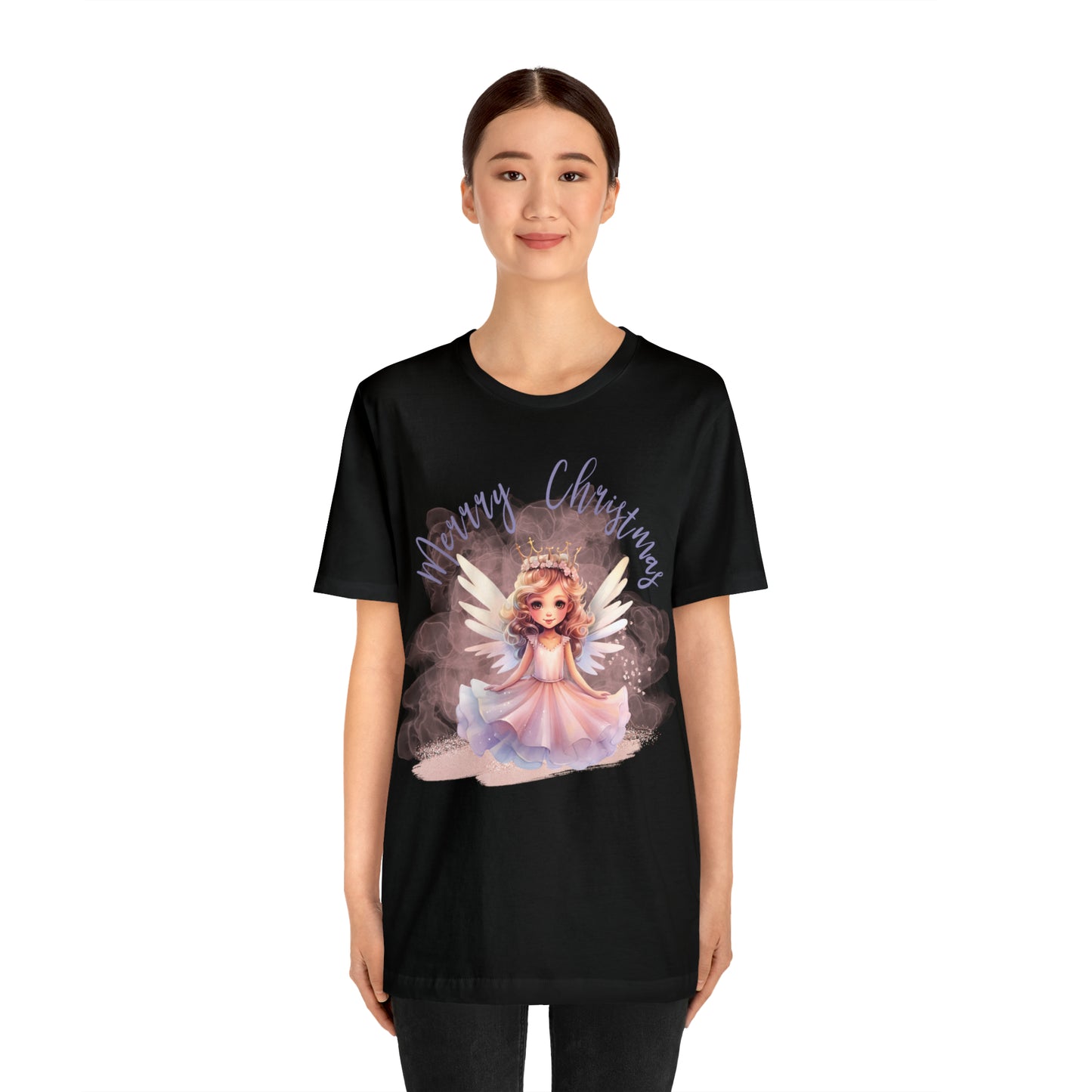 Unisex Jersey Short Sleeve Tee Christmas, Women's Fairy TShirt -A00001