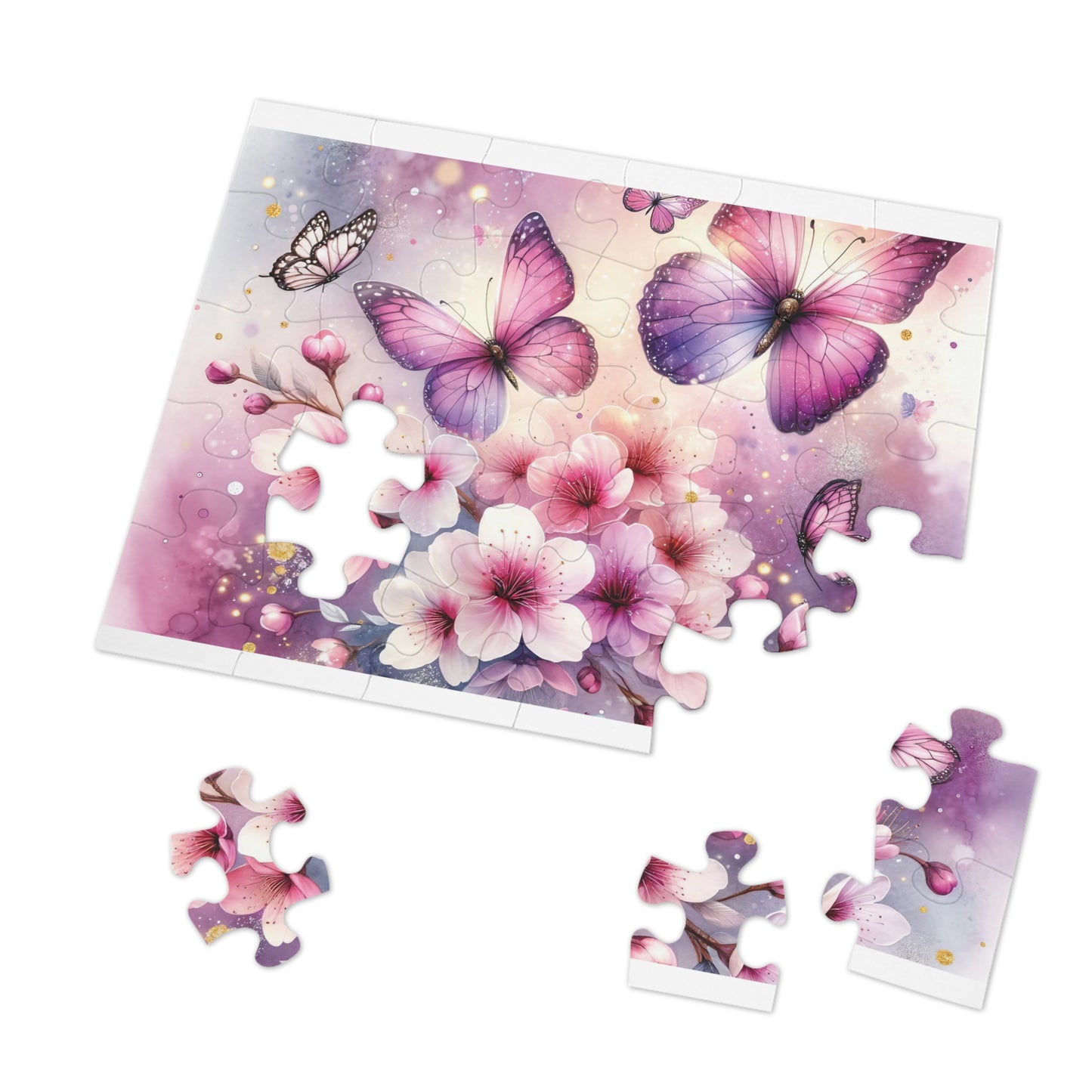 Jigsaw Puzzle, Butterfly, Personalised/Non-Personalised (30, 110, 252, 500,1000-Piece)