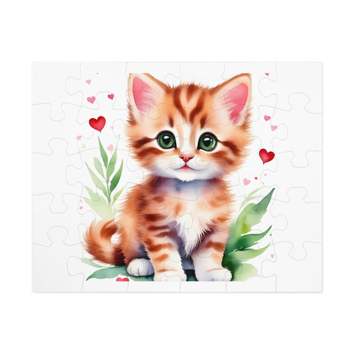 Jigsaw Puzzle, Cat, Personalised/Non-Personalised (30, 110, 252, 500,1000-Piece)