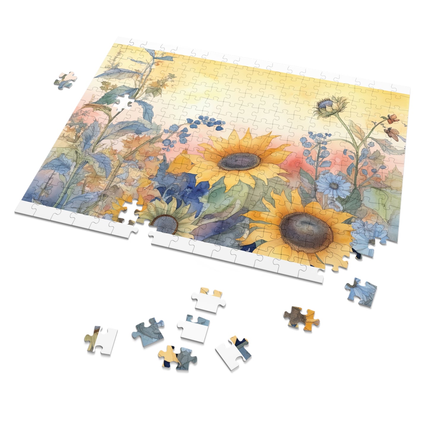 Jigsaw Puzzle, Floral, Personalised/Non-Personalised (30, 110, 252, 500,1000-Piece)