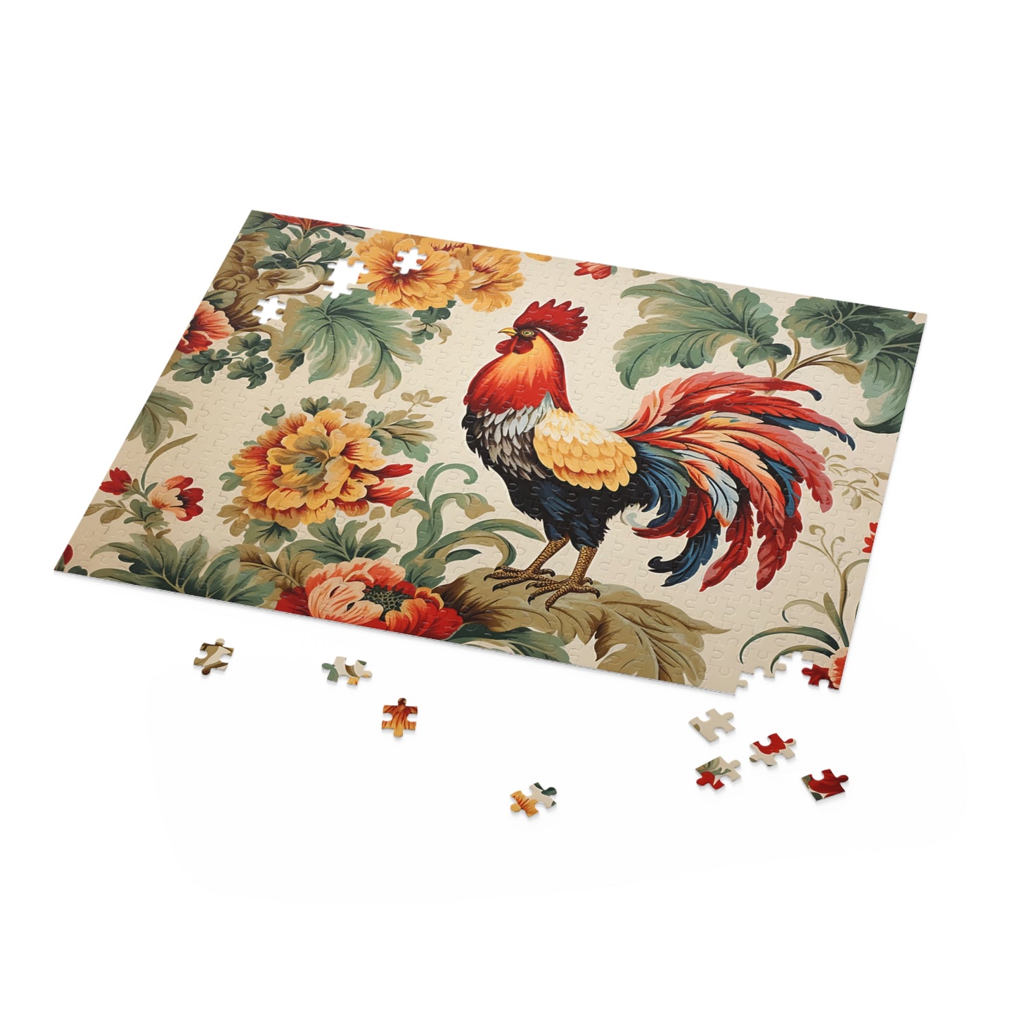 Personalised/Non-Personalised Puzzle, Chickens/Rooster (120, 252, 500-Piece)