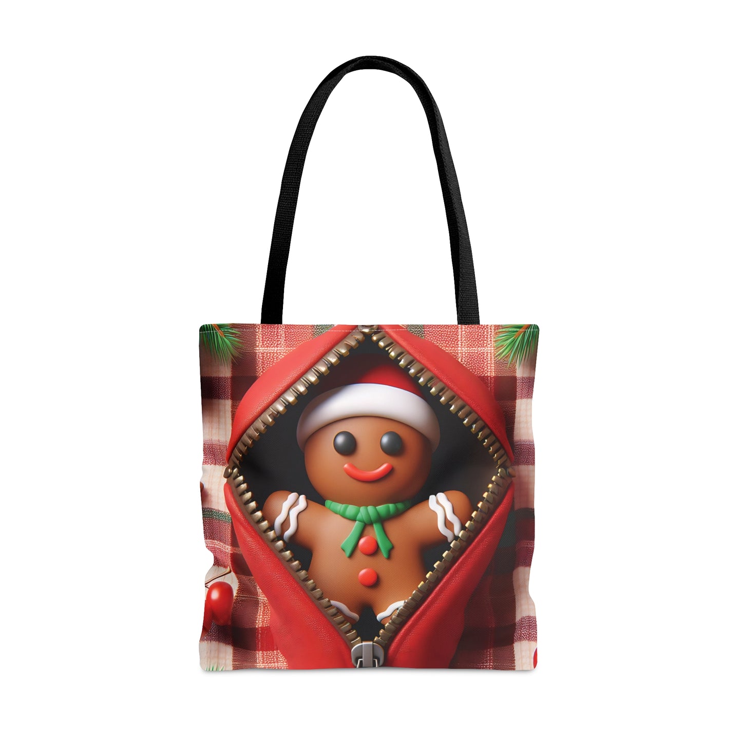 Tote Bag, Christmas, Gingerbread Man