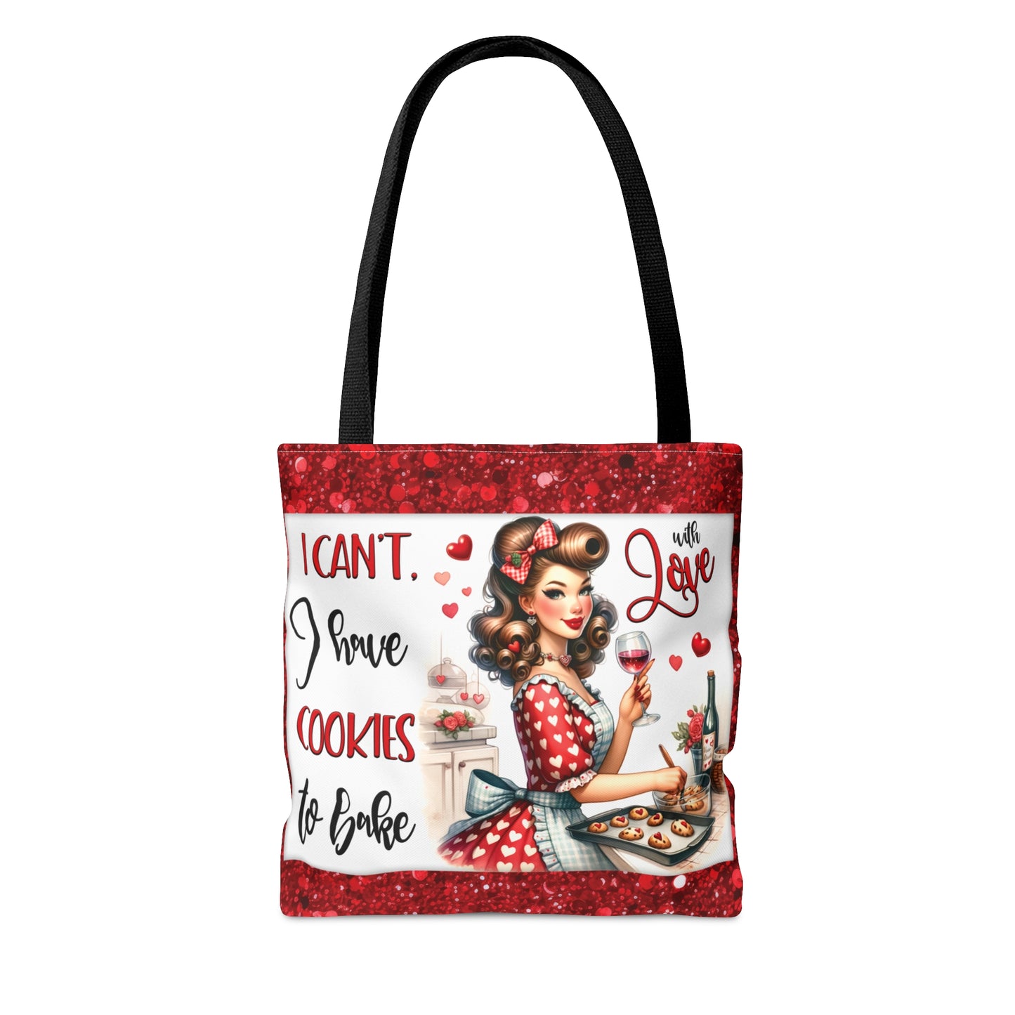 Tote Bag, Retro, I can't I have Cookies to Bake