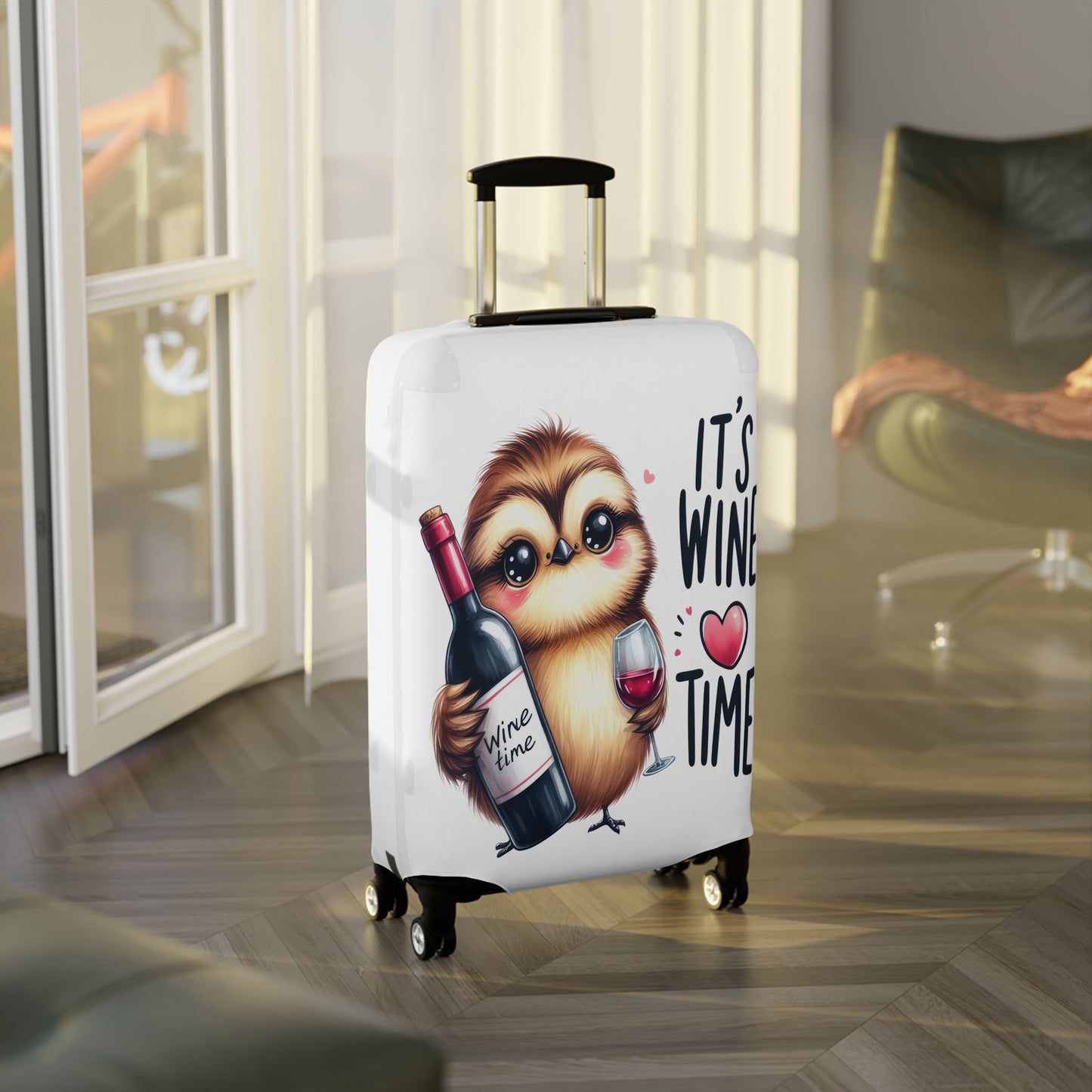 Luggage Cover, Cute Bird, awd-1640