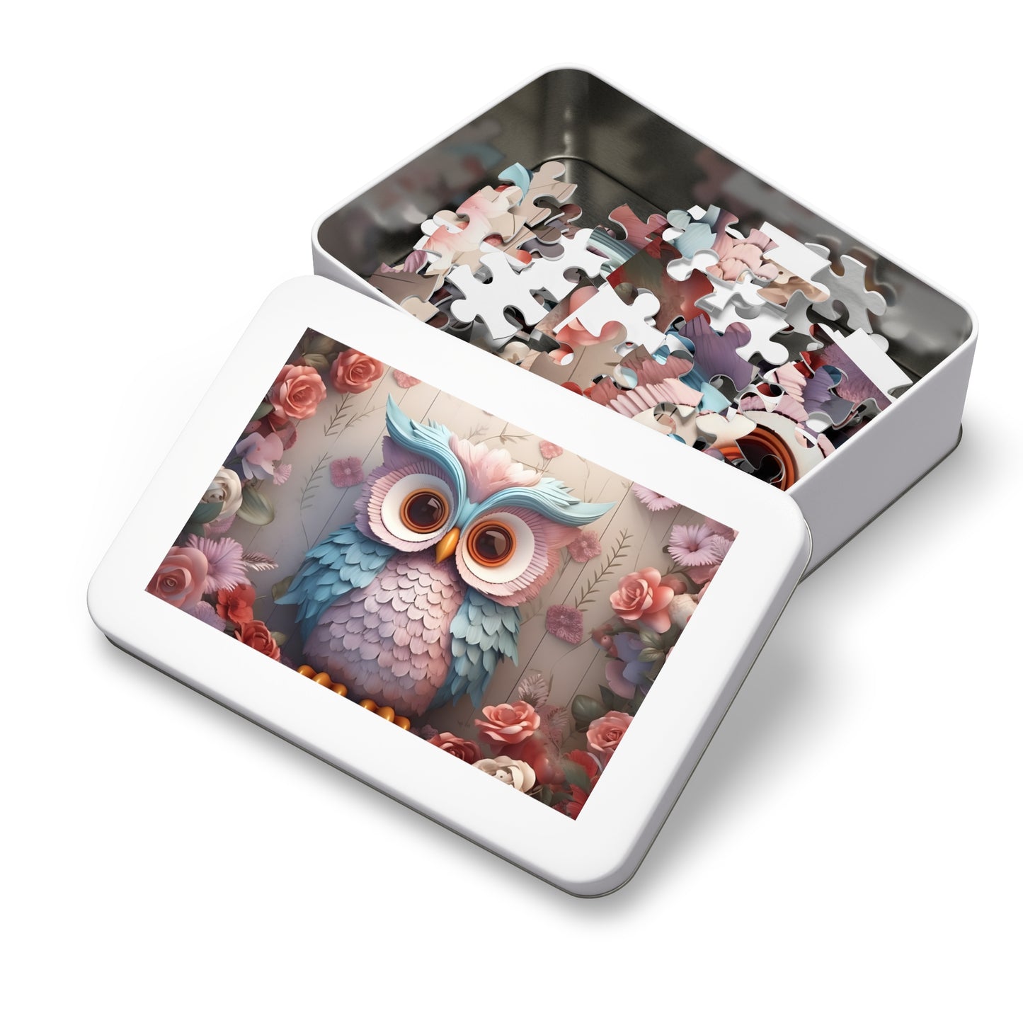 Jigsaw Puzzle, Owl, Personalised/Non-Personalised (30, 110, 252, 500,1000-Piece)