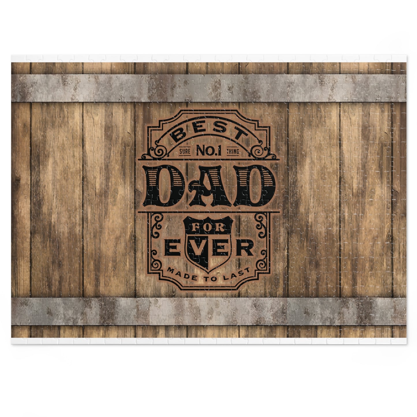 Puzzle, Dad, Best Dad, Personalised/Non-Personalised (30, 110, 252, 500,1000-Piece) awd-571