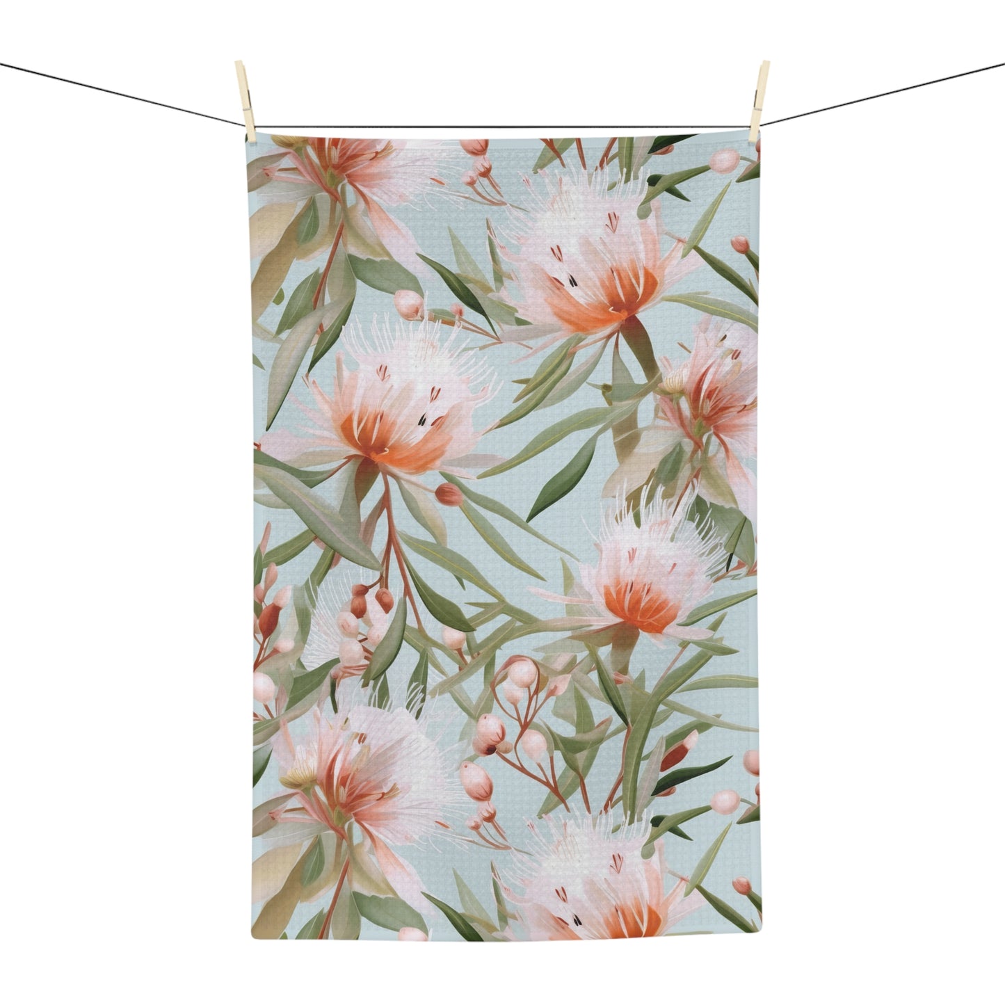 Microfiber Tea Towel Australian Floral