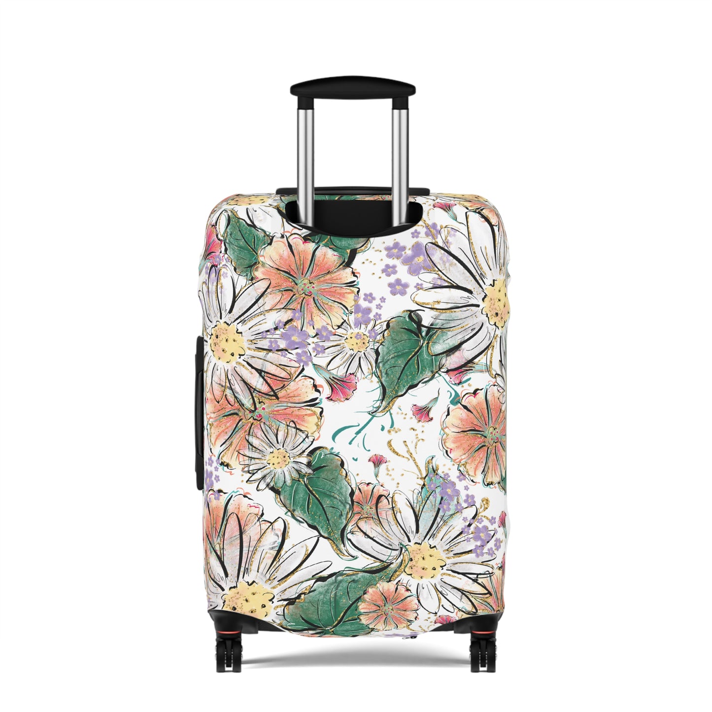 Luggage Cover, Whimsical Floral