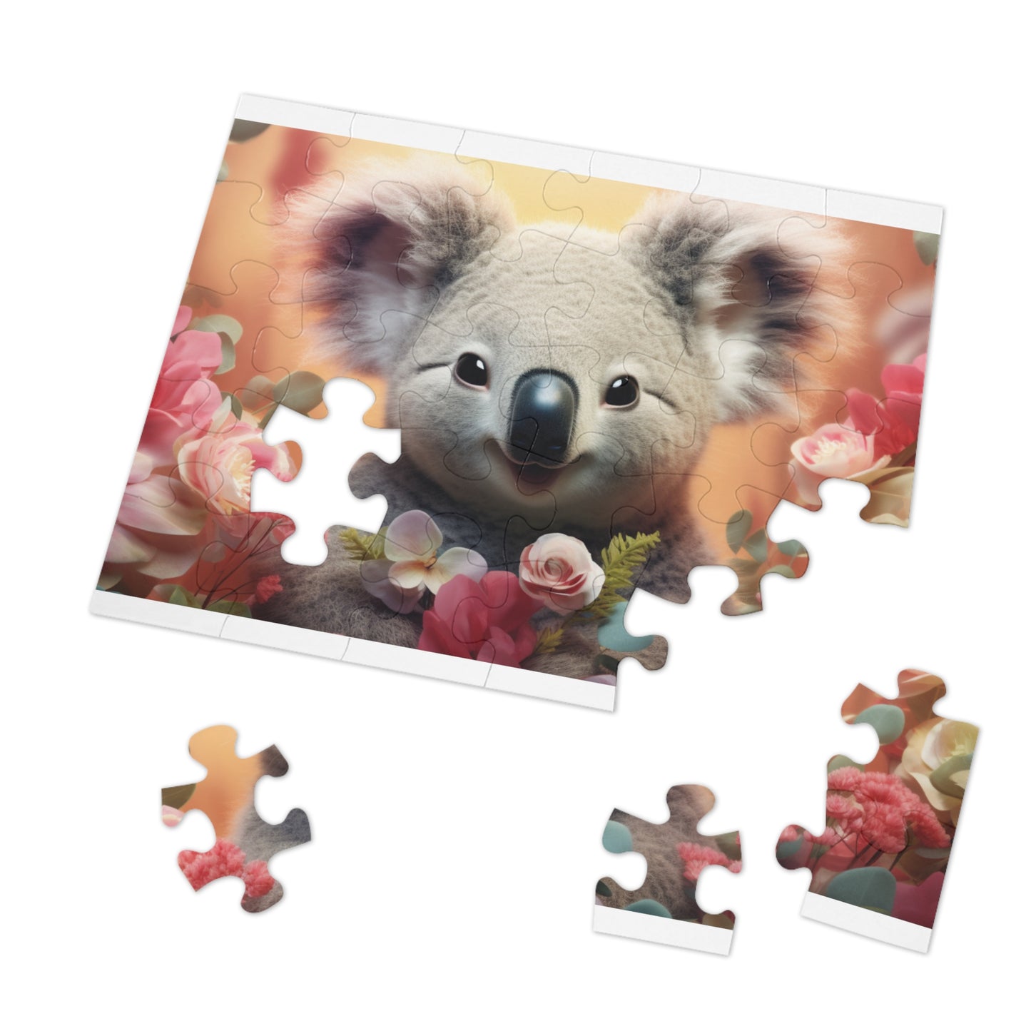 Jigsaw Puzzle, Koala, Personalised/Non-Personalised (30, 110, 252, 500,1000-Piece)