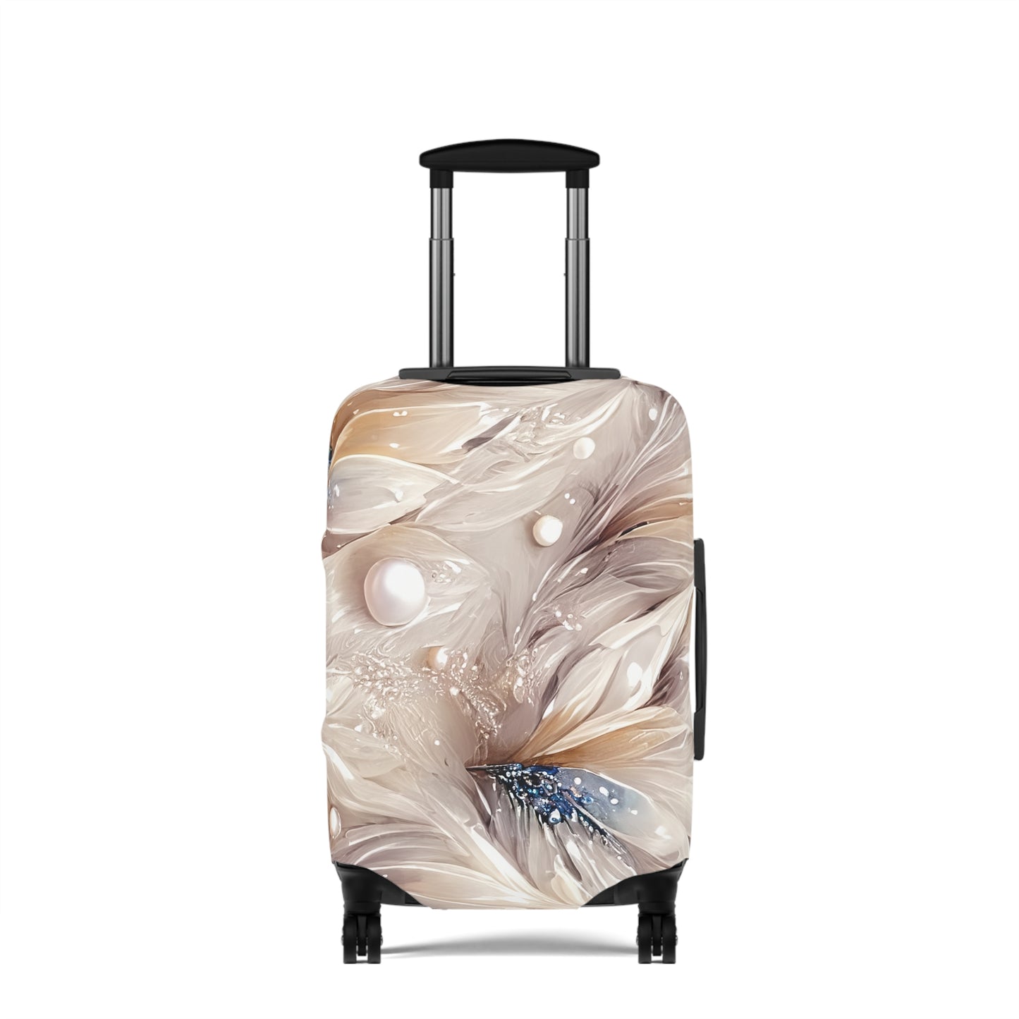 Luggage Cover, Beige Floral-3