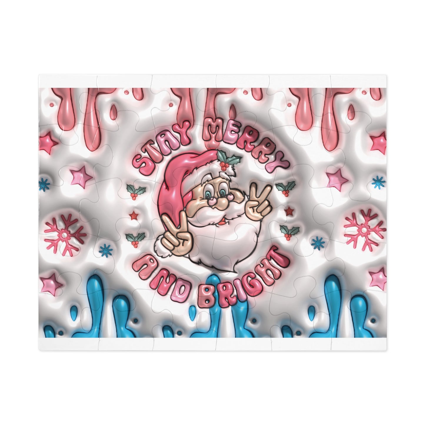 Jigsaw Puzzle, Christmas, Santa, Personalised/Non-Personalised (30, 110, 252, 500,1000-Piece)