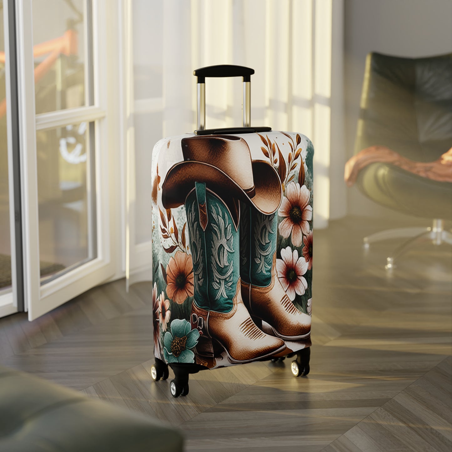 Luggage Cover, Country and Western, Retro Country Girl, awd-1725