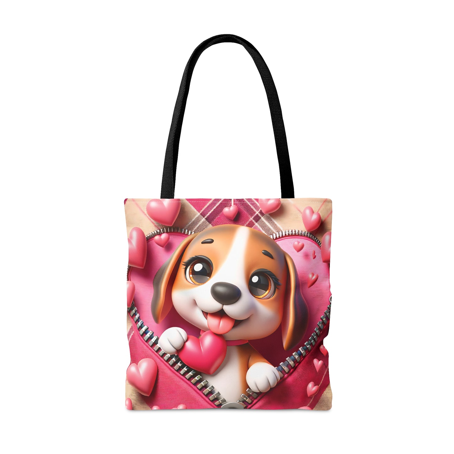 Tote Bag, Cute Dog, Personalised/Non-Personalised Tote bag