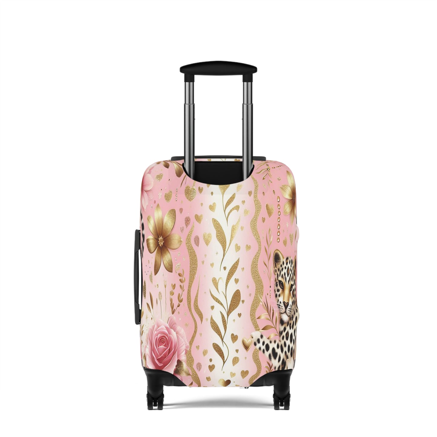 Luggage Cover, Floral Leopard, awd-3078