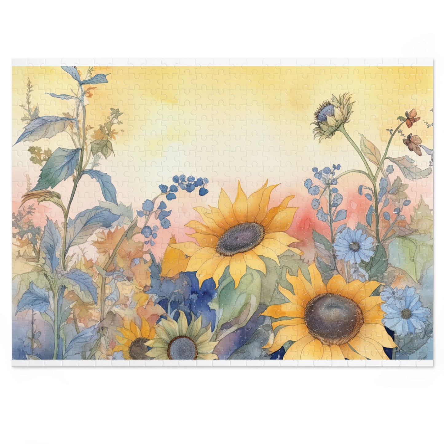 Jigsaw Puzzle, Floral, Personalised/Non-Personalised (30, 110, 252, 500,1000-Piece)