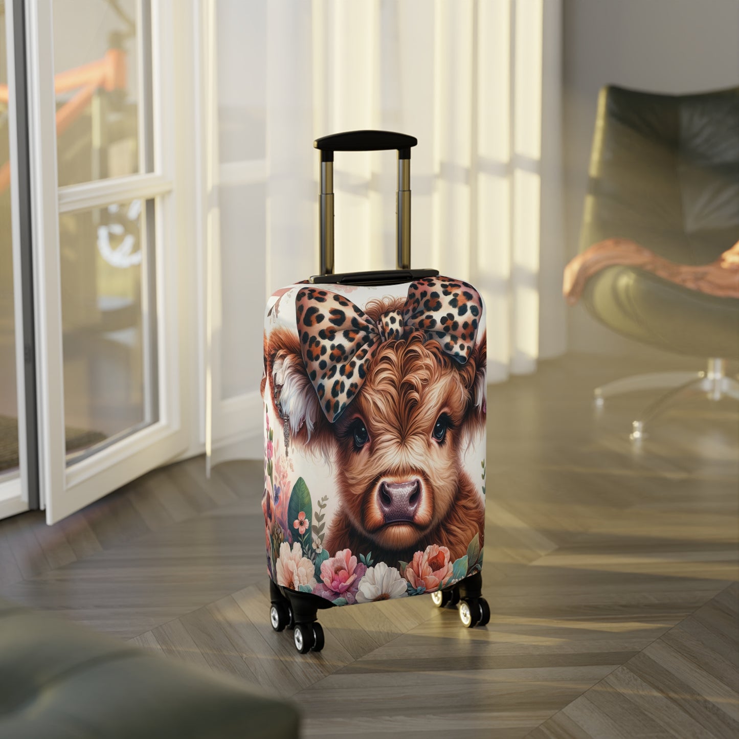 Luggage Cover, Highland Cow, awd-5007