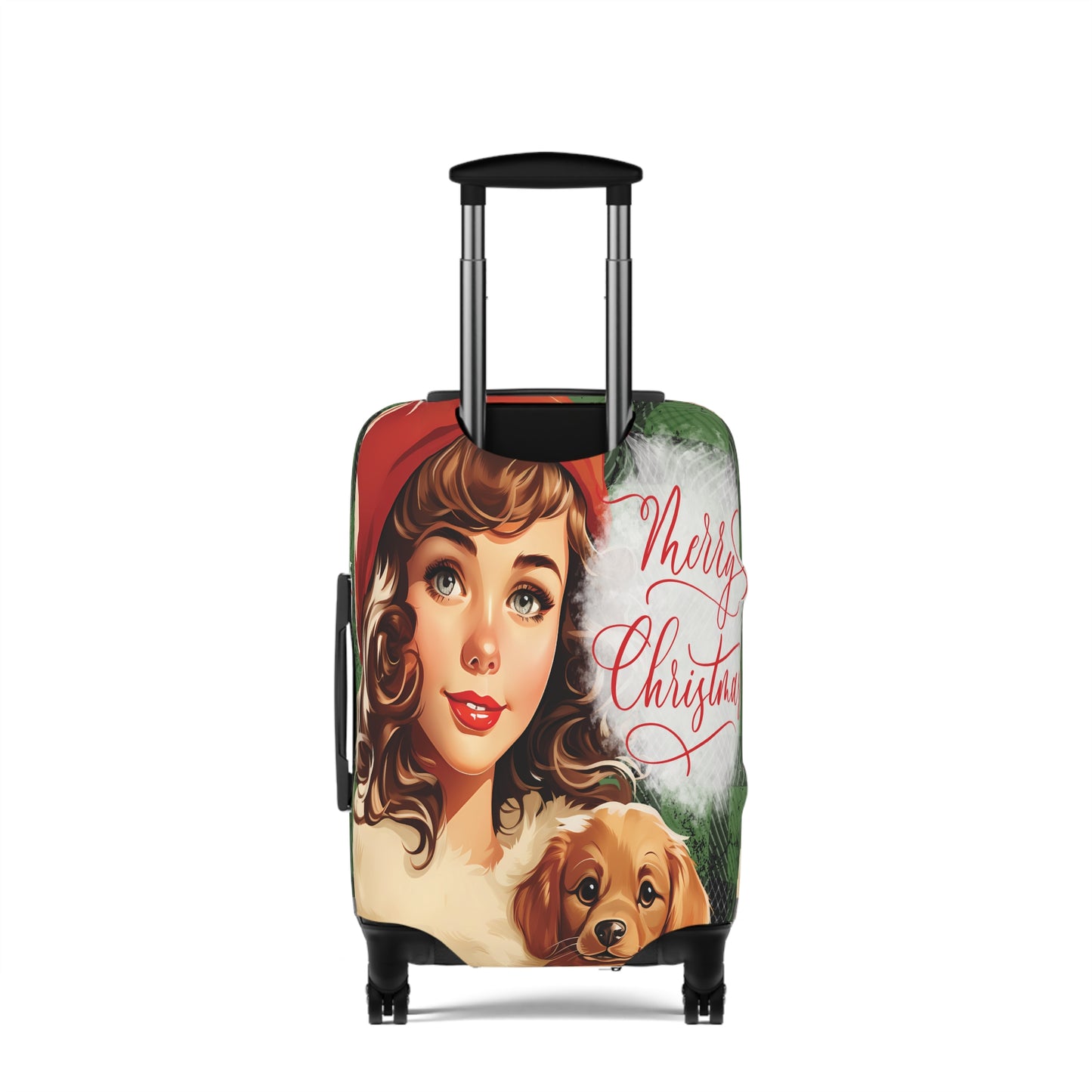 Luggage Cover, Vintage Christmas, awd-734