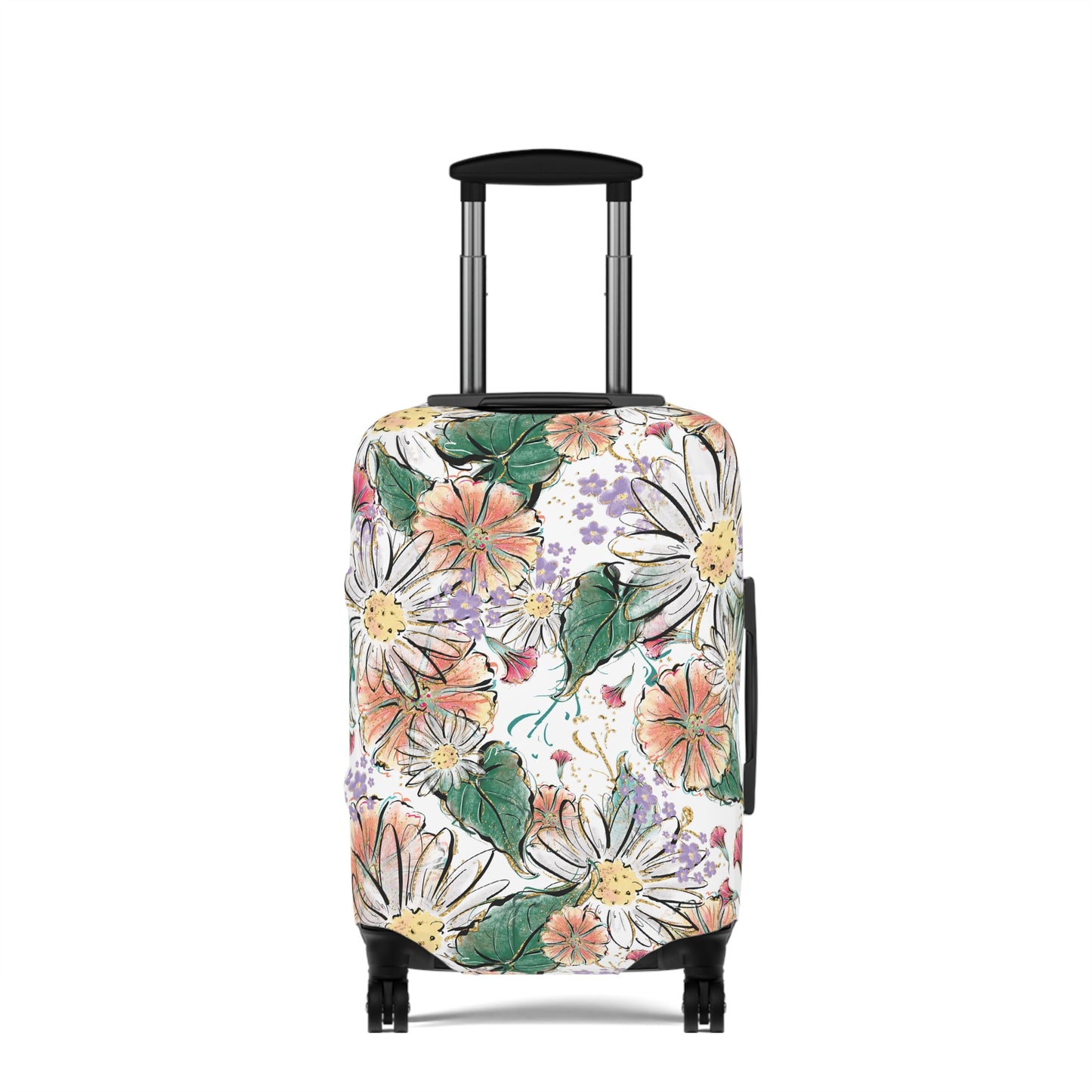 Luggage Cover, Whimsical Floral