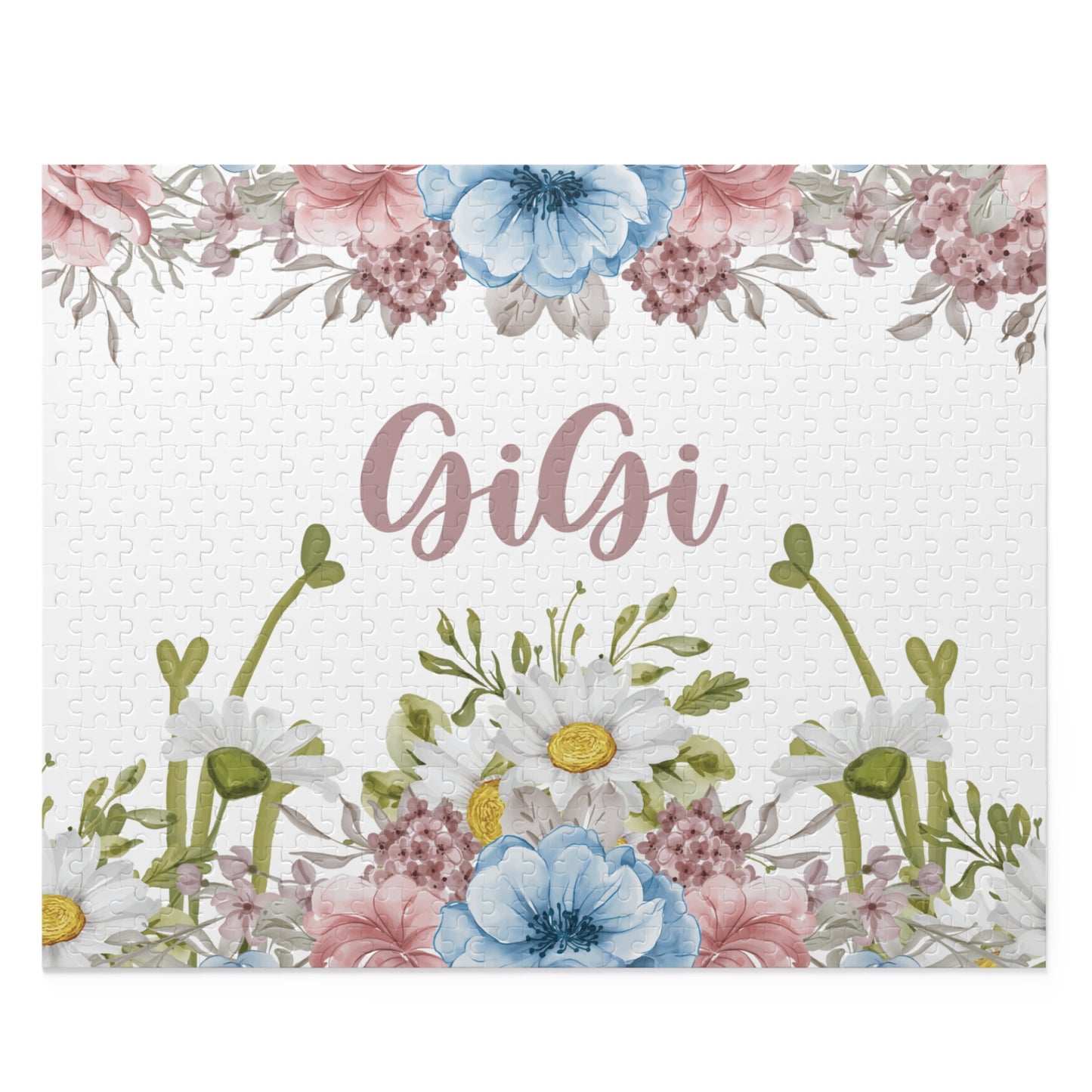 Personalised/Non-Personalised Puzzle, Floral, GiGi (120, 252, 500-Piece)