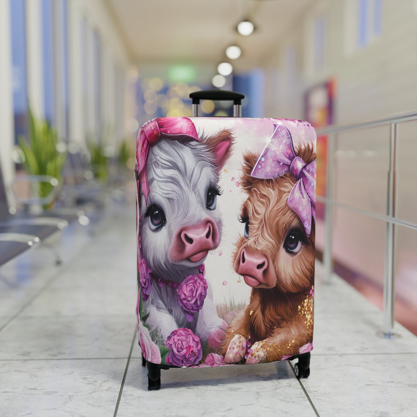 Luggage Cover, Highland Cows, awd-1685