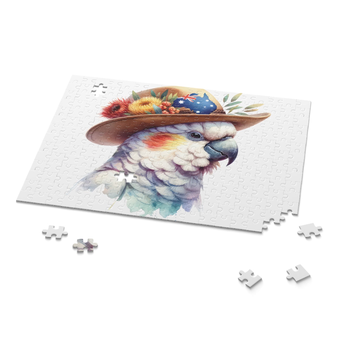 Personalised/Non-Personalised Puzzle, Cockatoo (120, 252, 500-Piece)